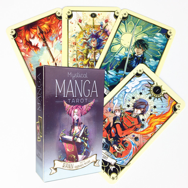 Board Game English For Kids - Mystieke Manga Tarotkaarten Familie Vrouwen Tarot