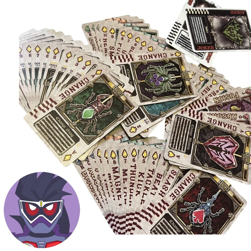 Card Game Deck - Bandai Kamen Rider anime karakters creatieve