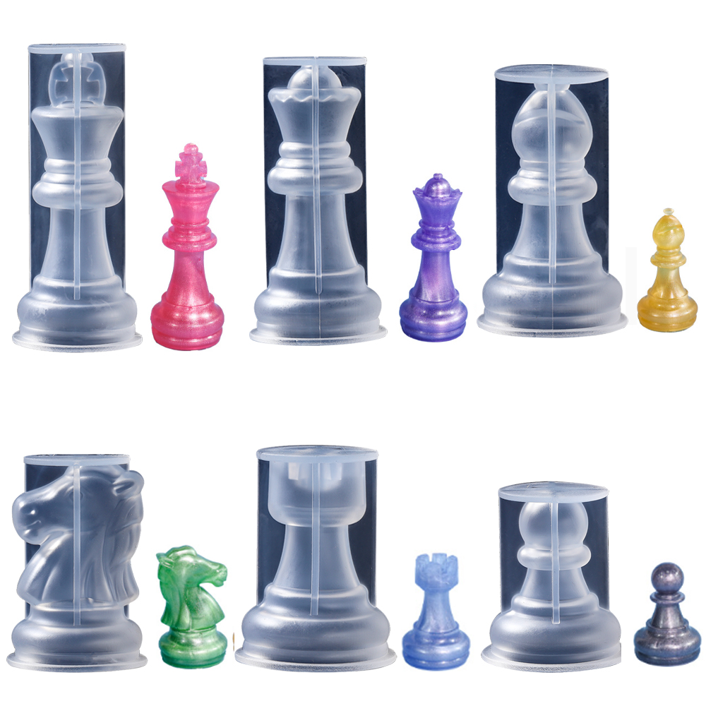 Board Game Quacks - Schaakspel Dammen Bord Siliconen Hars Mal