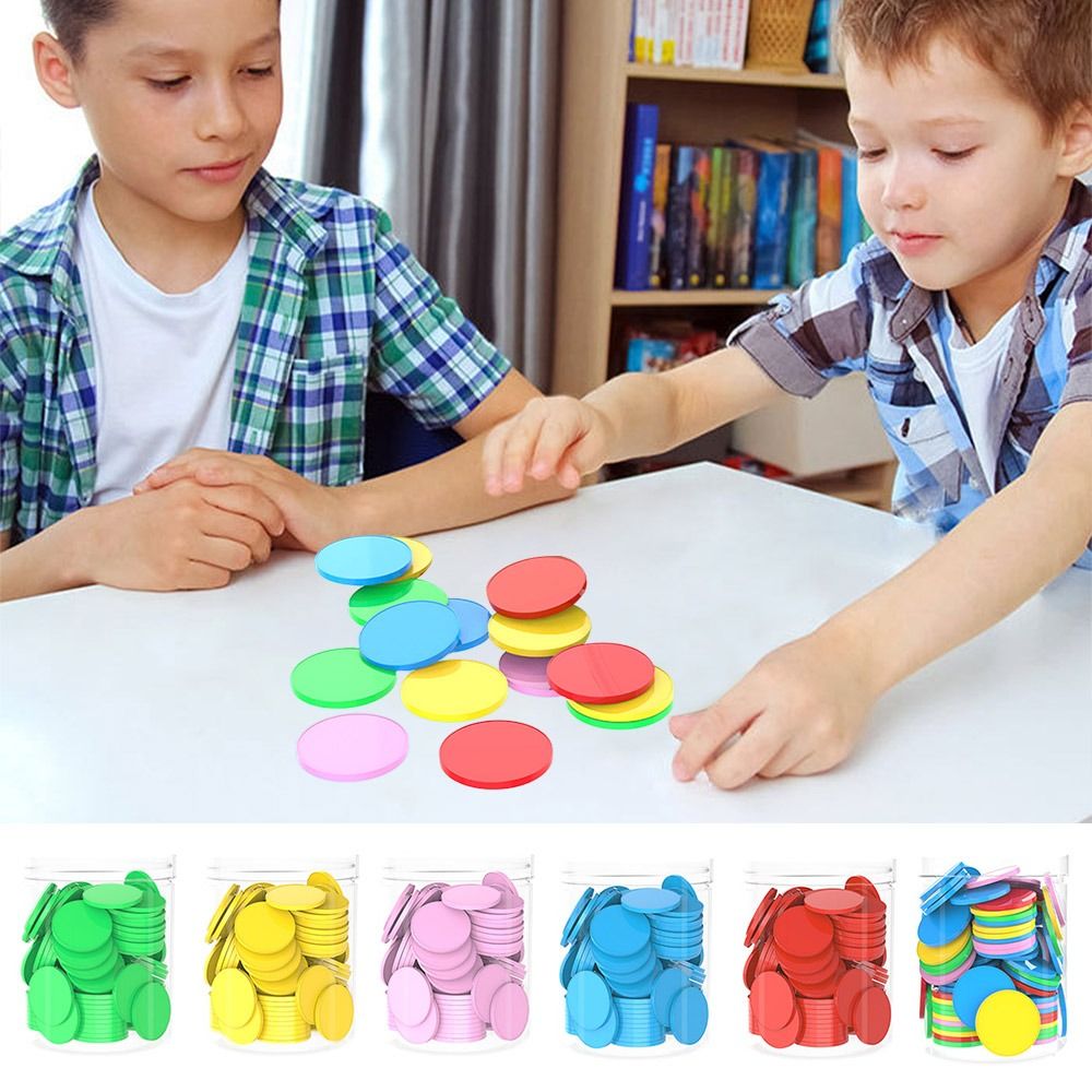 Board Game Impostor - 100 stuks Plastic Telchips Optellen Aftrekken