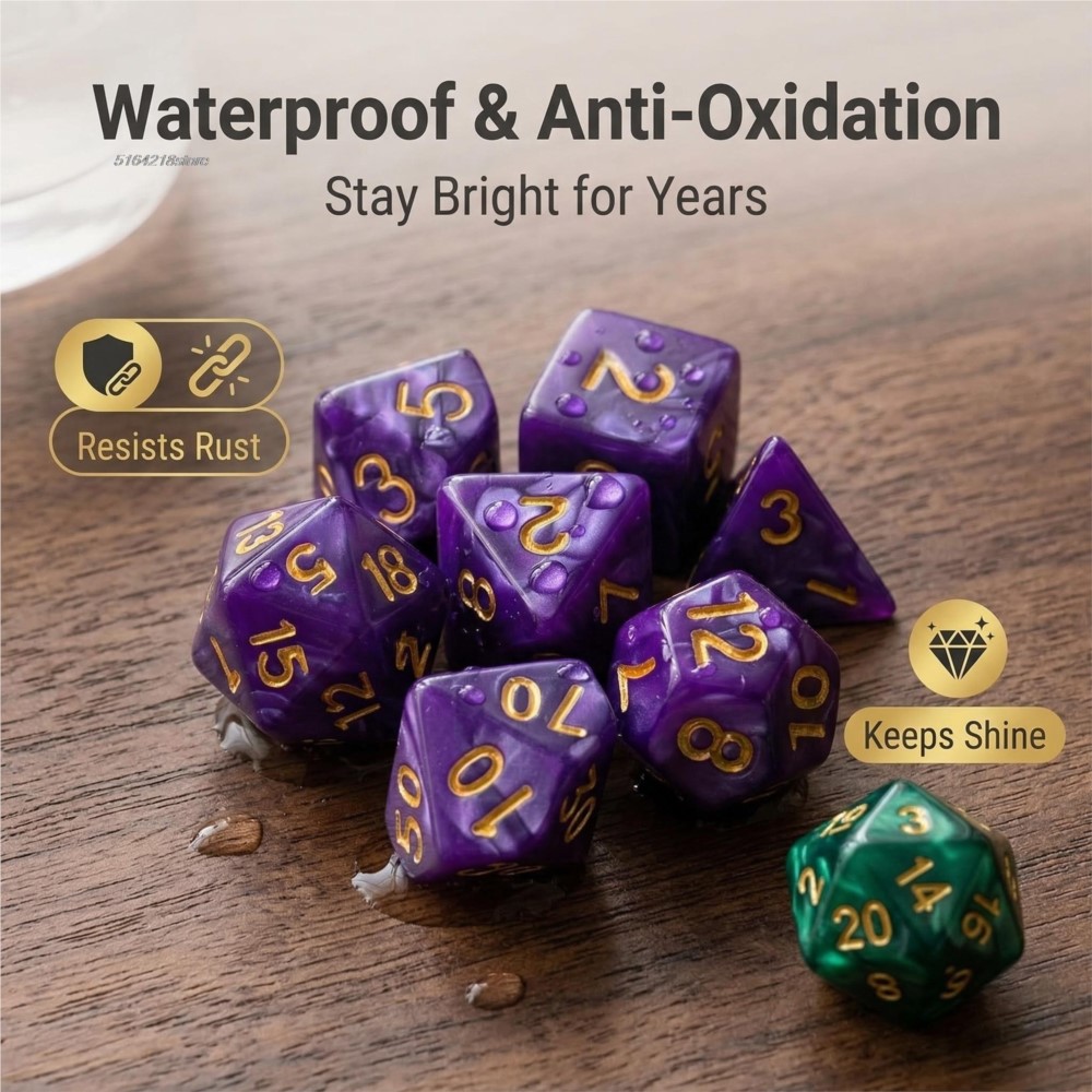 Board Game Impostor - 7-delige set dobbelstenen bordspellen rol dobbelstenen