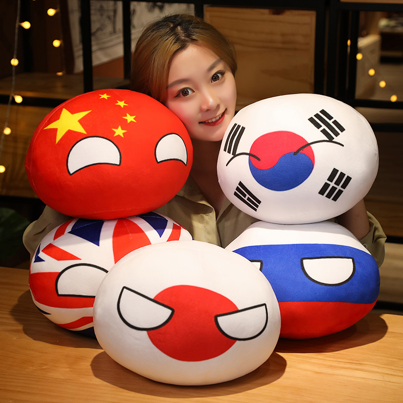 Board Game Yokohama - 10-40 cm Kawaii Countryball Knuffel Gevuld