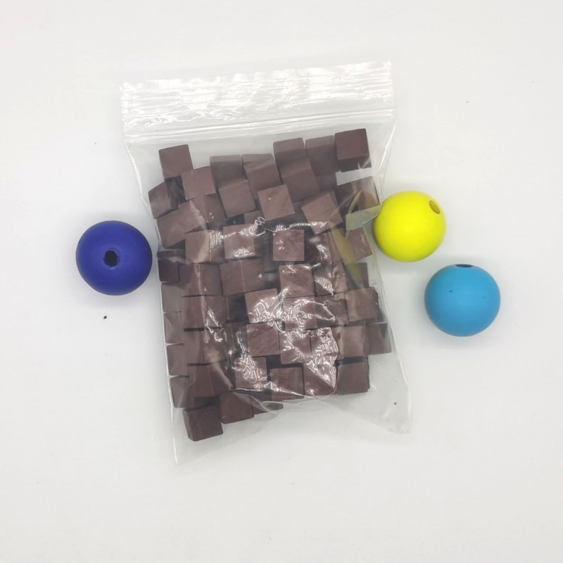 100 stks/partijen 10mm Houten  - Board Game Impostor recensie en prijs