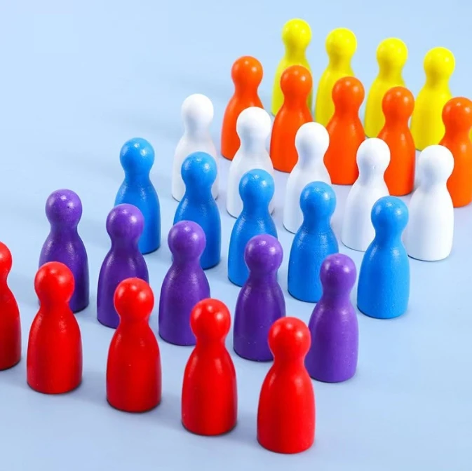 100 stuks kleurrijke houten sc - Board Game Impostor recensie en prijs
