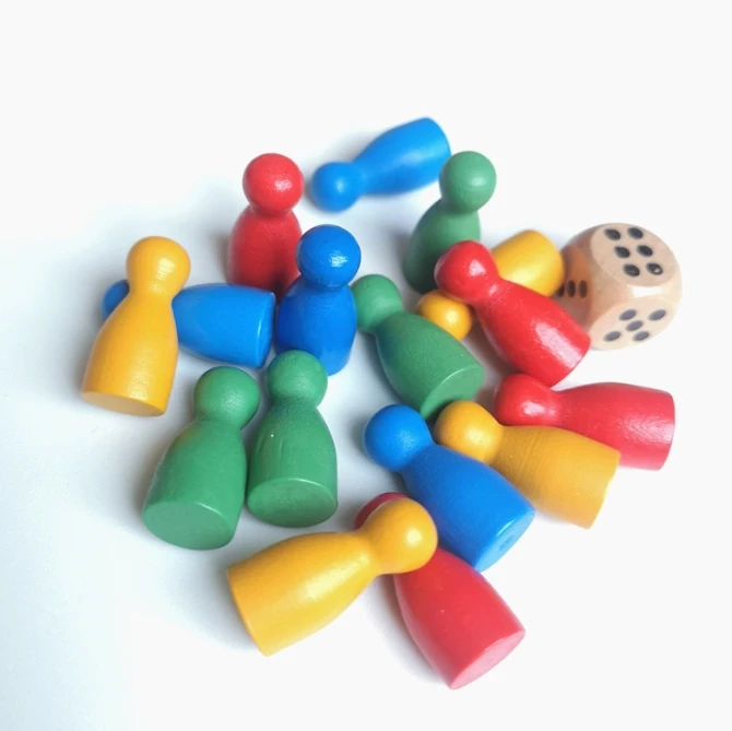 100 stuks kleurrijke houten sc - Board Game Impostor recensie en prijs