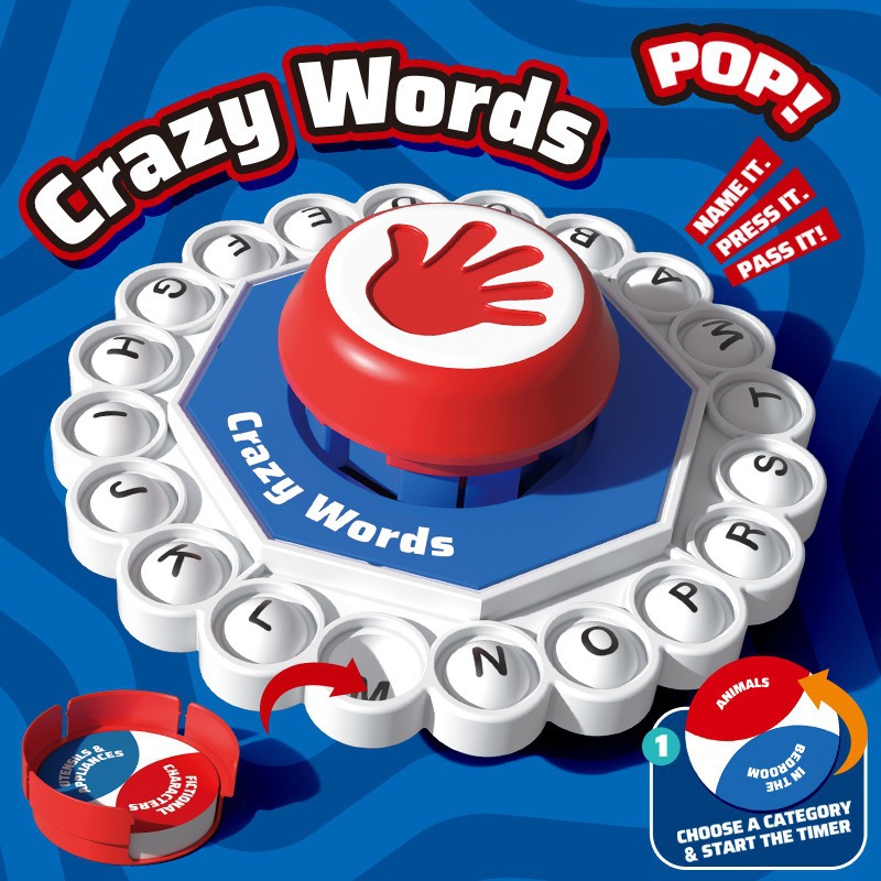Gekke Woorden Engels Bordspel  - Board Game English For Kids recensie en prijs
