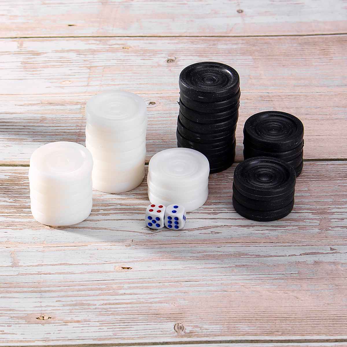 32 stuks backgammon schaakstuk - Board Game Quacks recensie en prijs