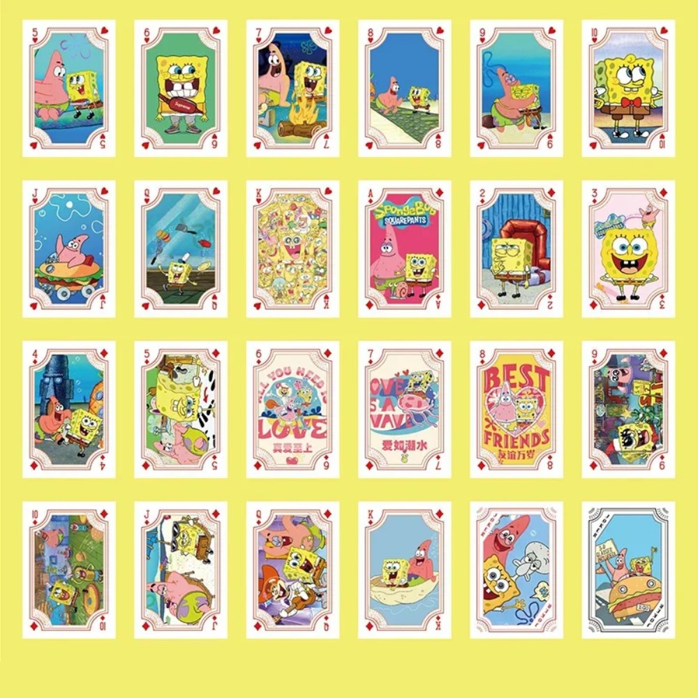 54 Vellen/doos SpongeBob Anime - Card Game Deck recensie en prijs