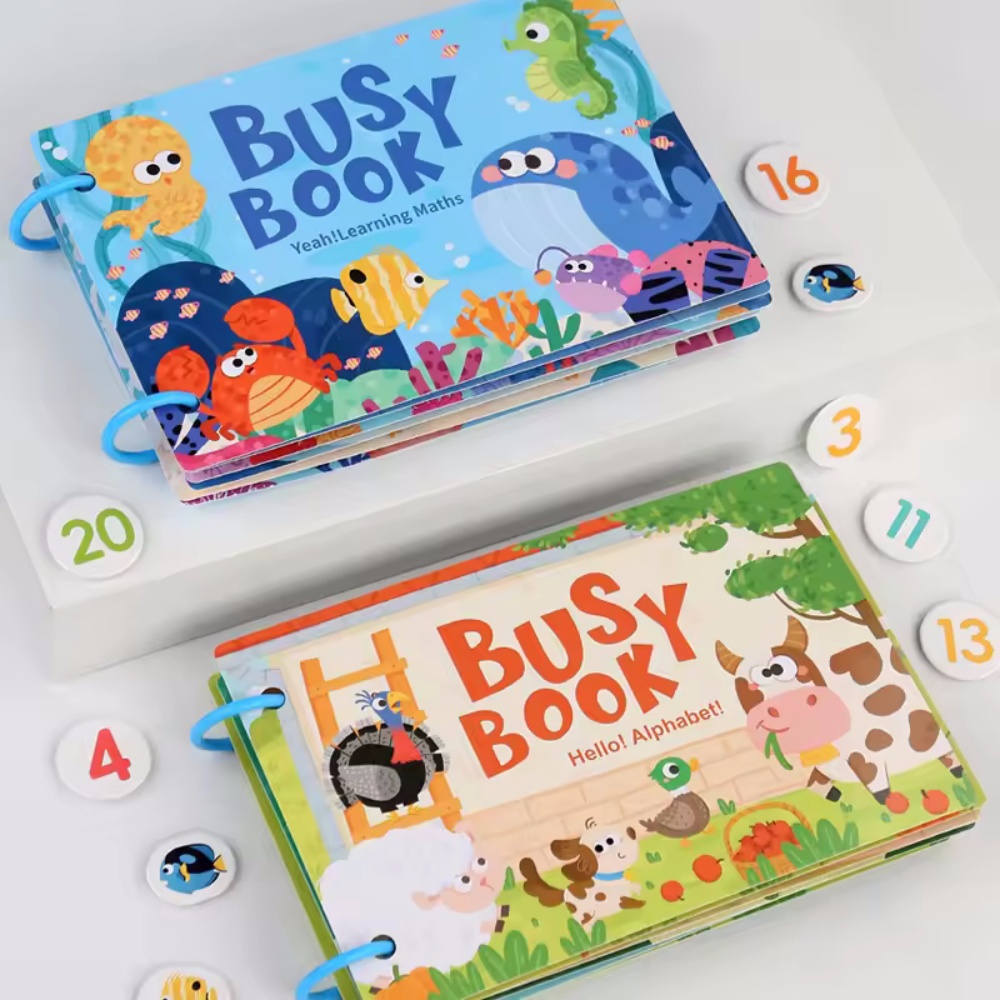 Druk boek Sticker Rustig boek  - Board Game English For Kids recensie en prijs