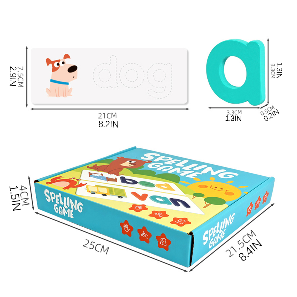 Kleurrijke Alfabet Houten Puzz - Board Game English For Kids recensie en prijs