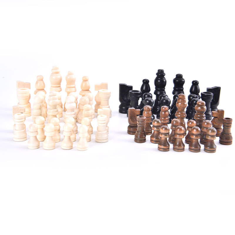32 Stuks Houten Schaakstukken  - Board Game Queen recensie en prijs