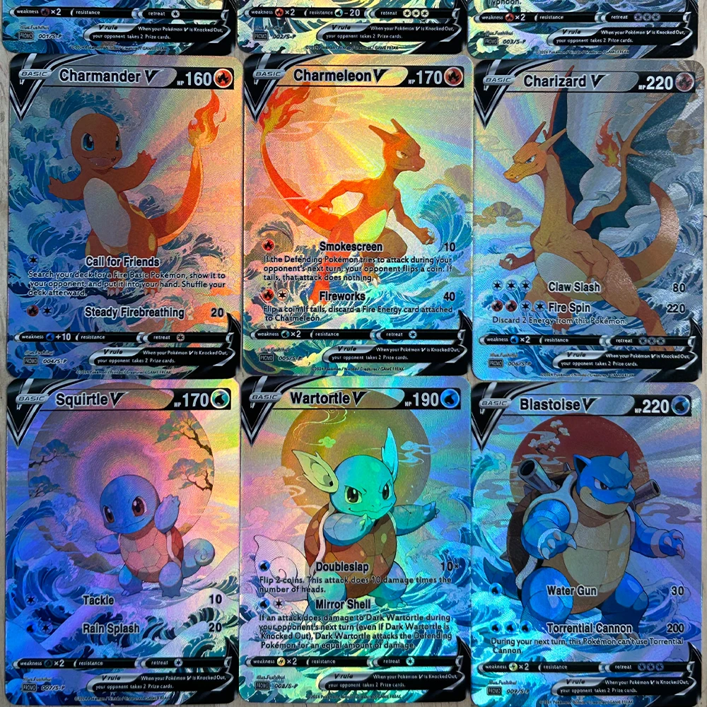 9 stks/set DIY Anime PTCG Coll - Board Game Diy recensie en prijs