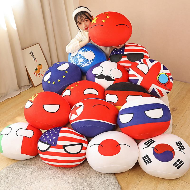 20-40 cm Gevuld Polandball Kus - Board Game Yokohama recensie en prijs