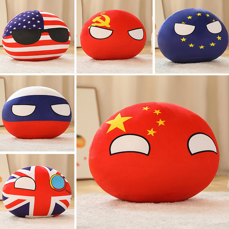 20-40 cm Gevuld Polandball Kus - Board Game Yokohama recensie en prijs