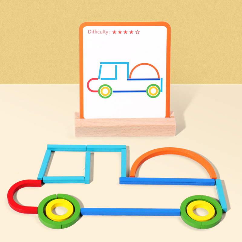 Houten creatieve stokken en ri - Board Game Loop recensie en prijs