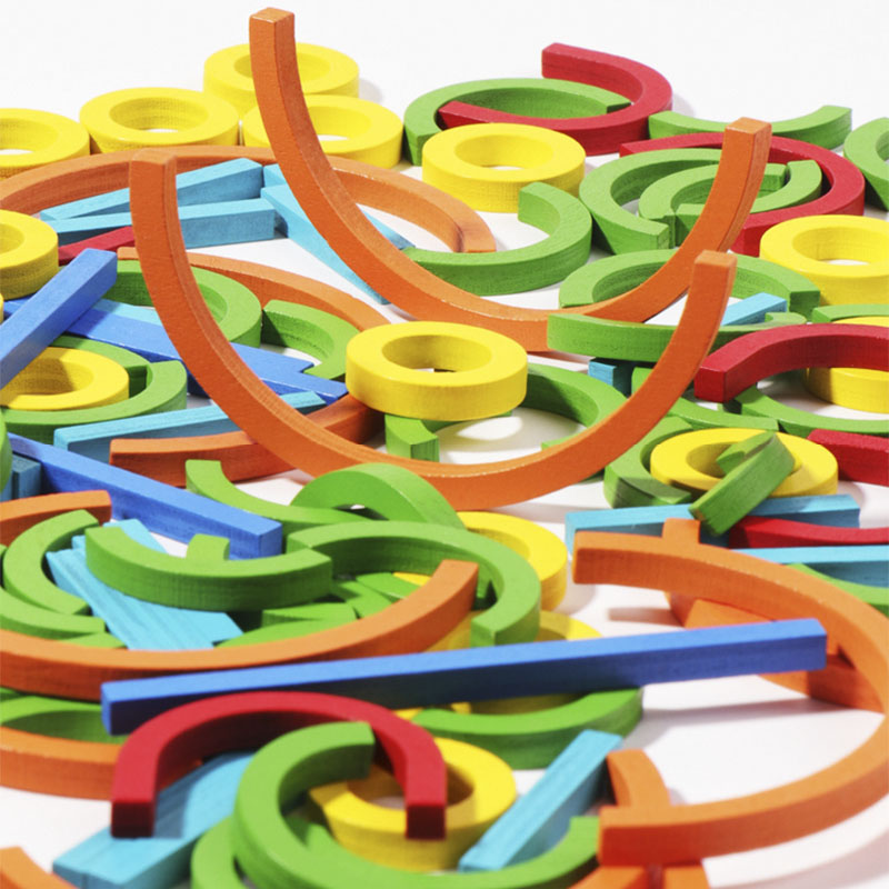 Houten creatieve stokken en ri - Board Game Loop recensie en prijs